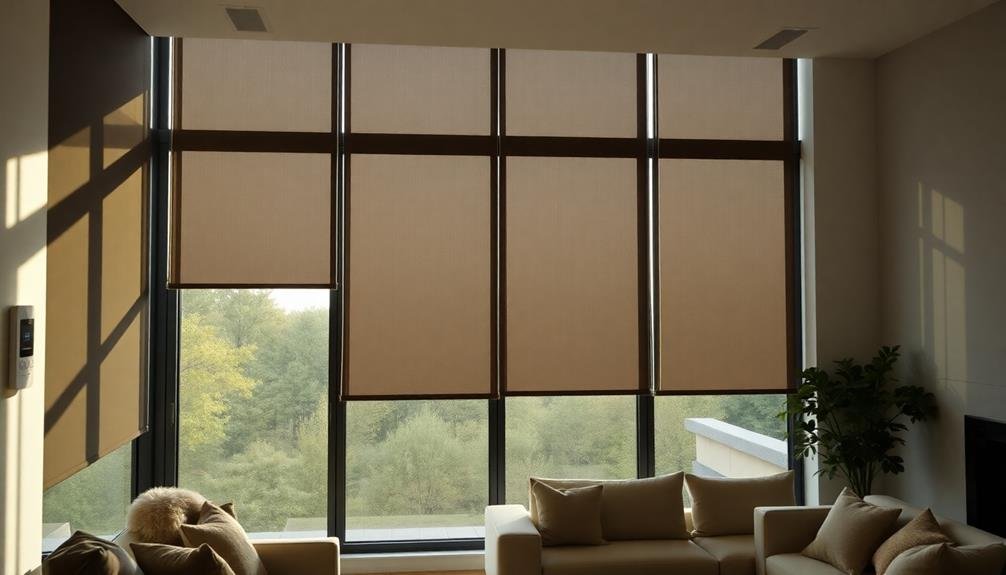 automated energy efficient window treatments