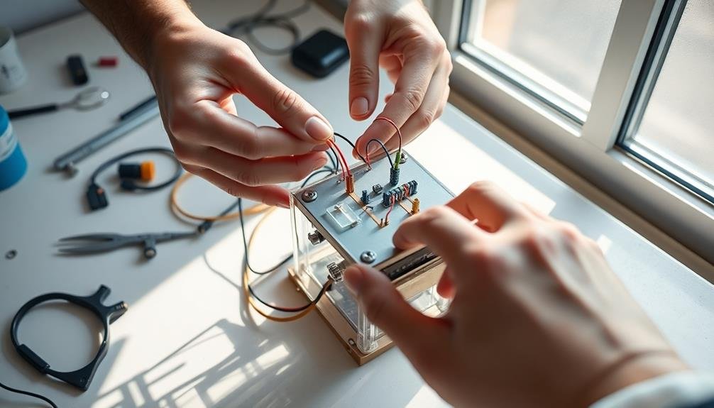 building the fuel cell