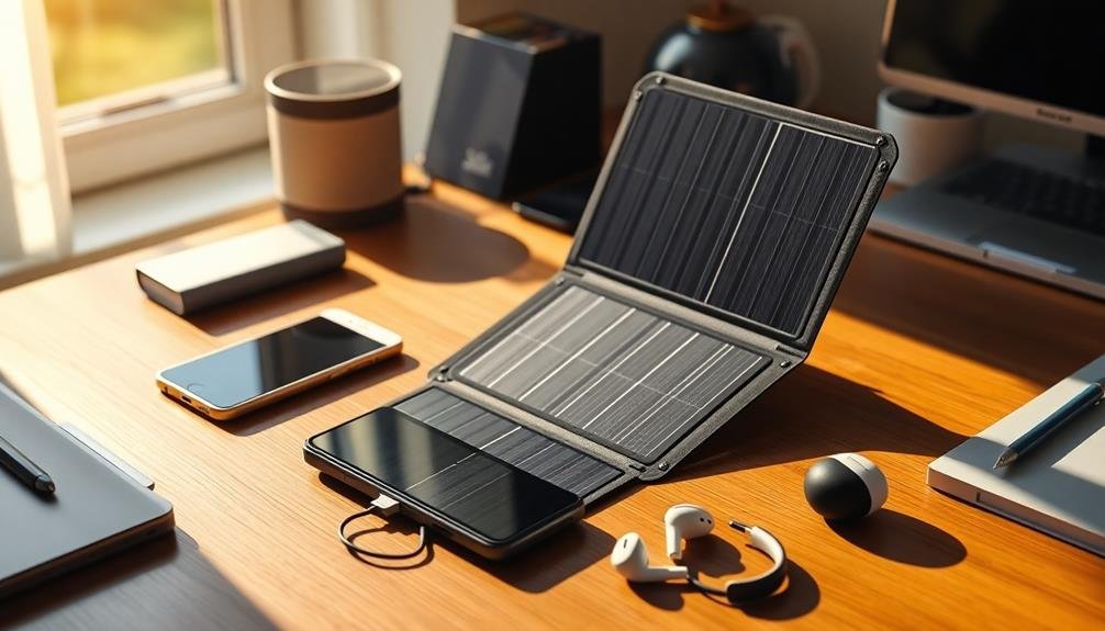 compact solar charger solution