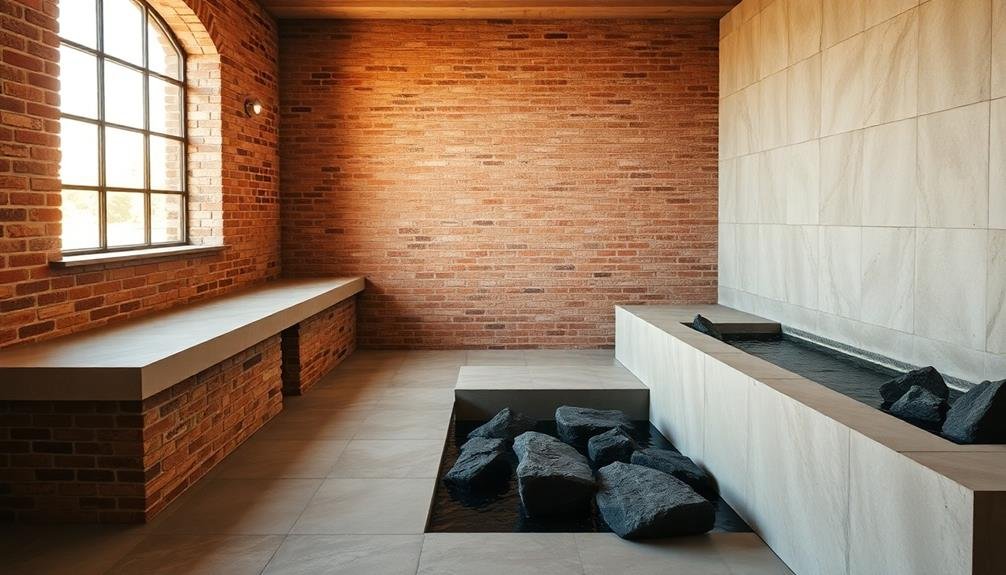 concrete brick stone water