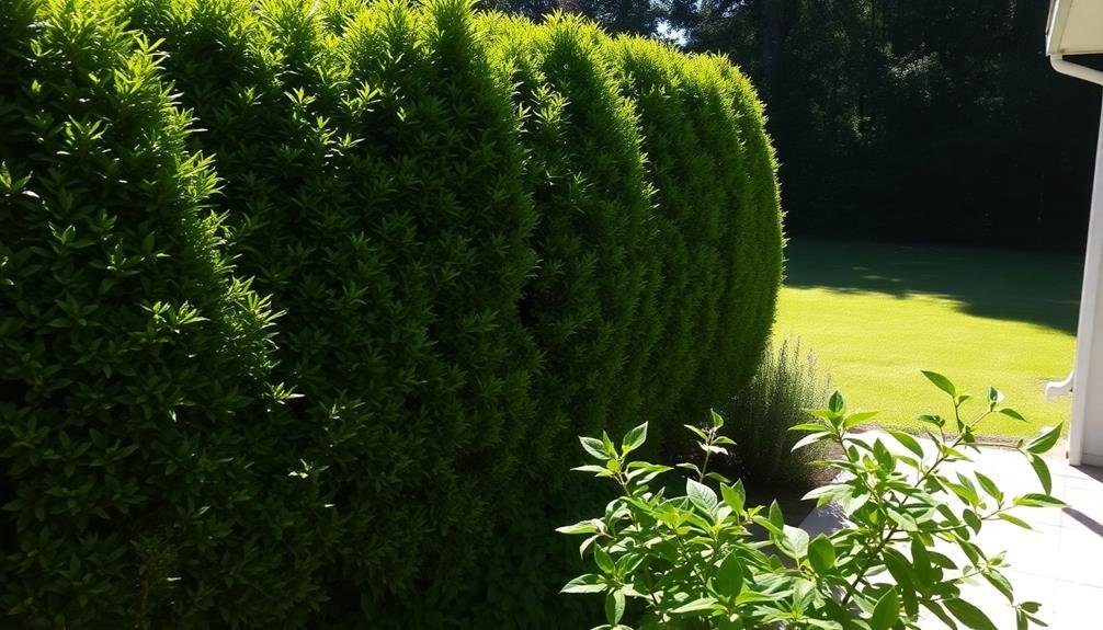 create lush green barriers