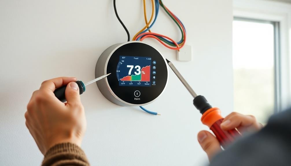 diy energy saving thermostat installation