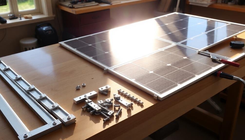 diy solar panel frame guide