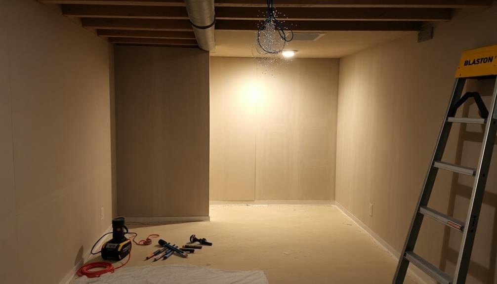 drywall or paneling installation