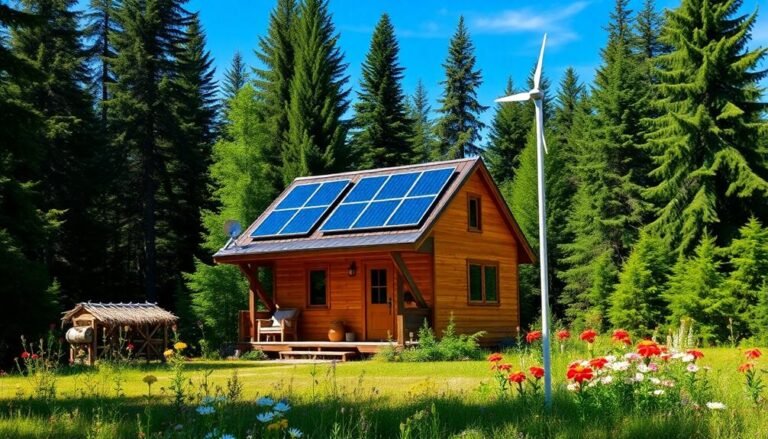 View of Sustainable Power for Your Off-Grid Tiny Home - Eco Home Genius
