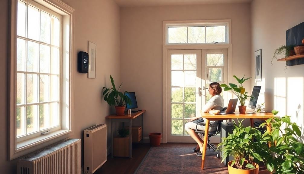 efficient home office heating