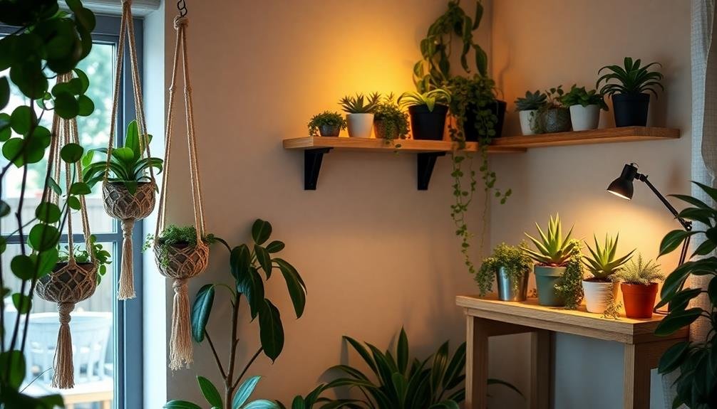 enhancing indoor gardening space