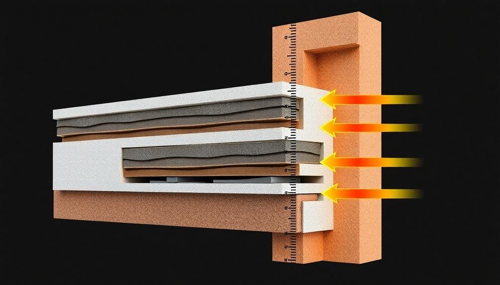 evaluate material thickness measurements