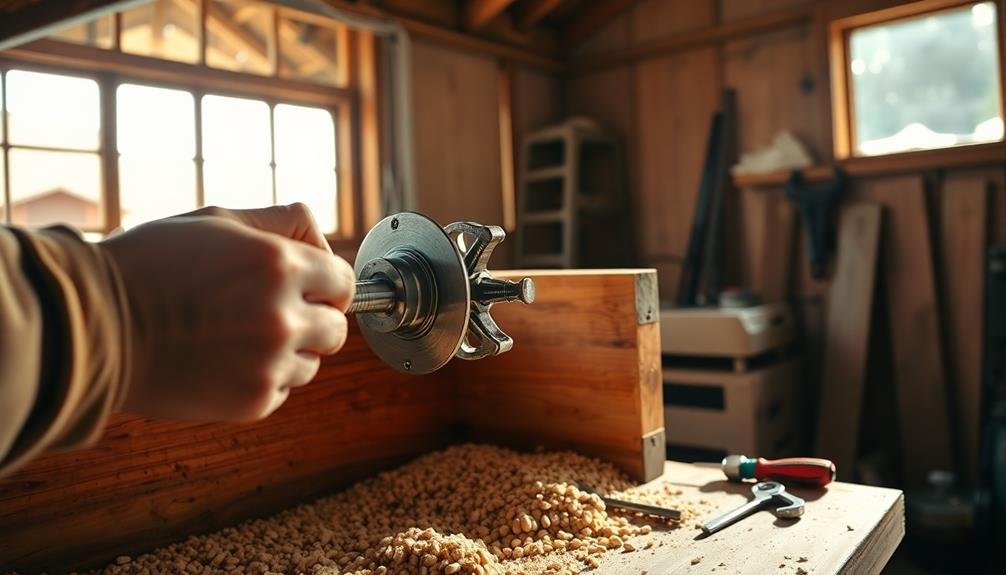 feed mechanism installation process