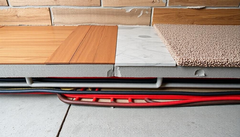 flooring material compatibility assessment