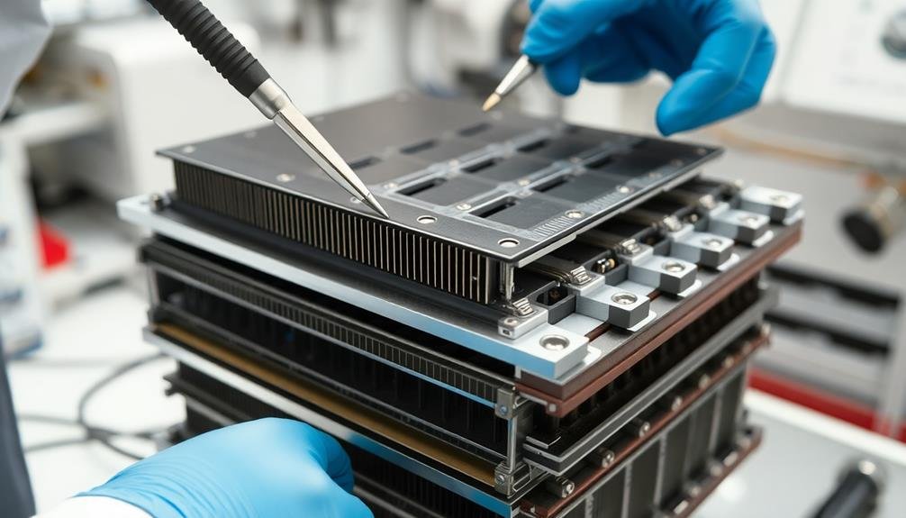 fuel cell stack assembly tips
