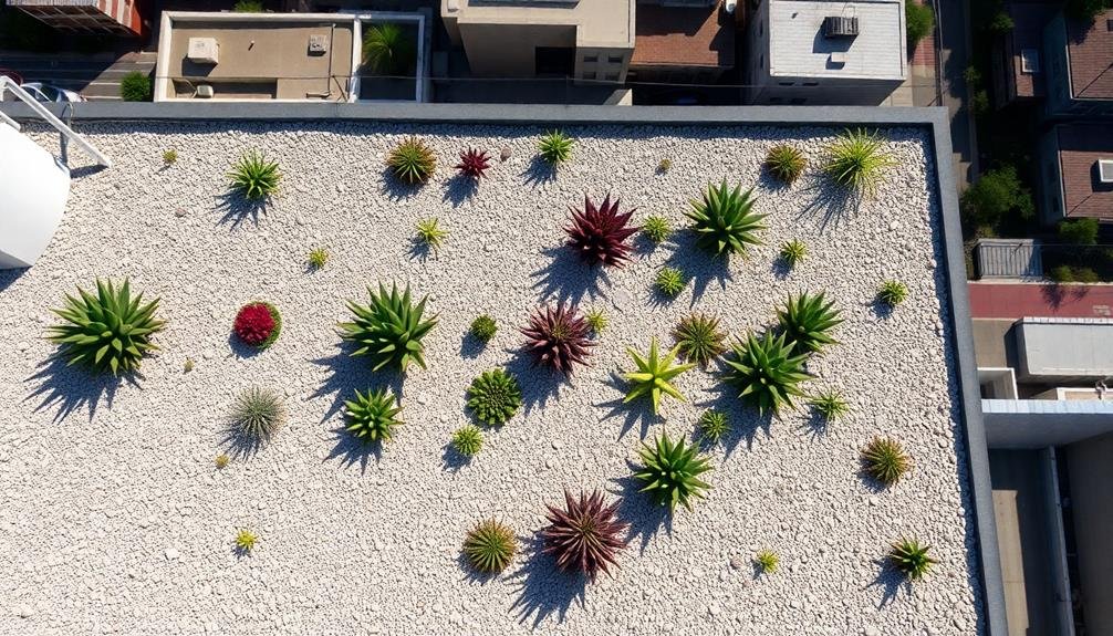 gravel and succulent landscaping