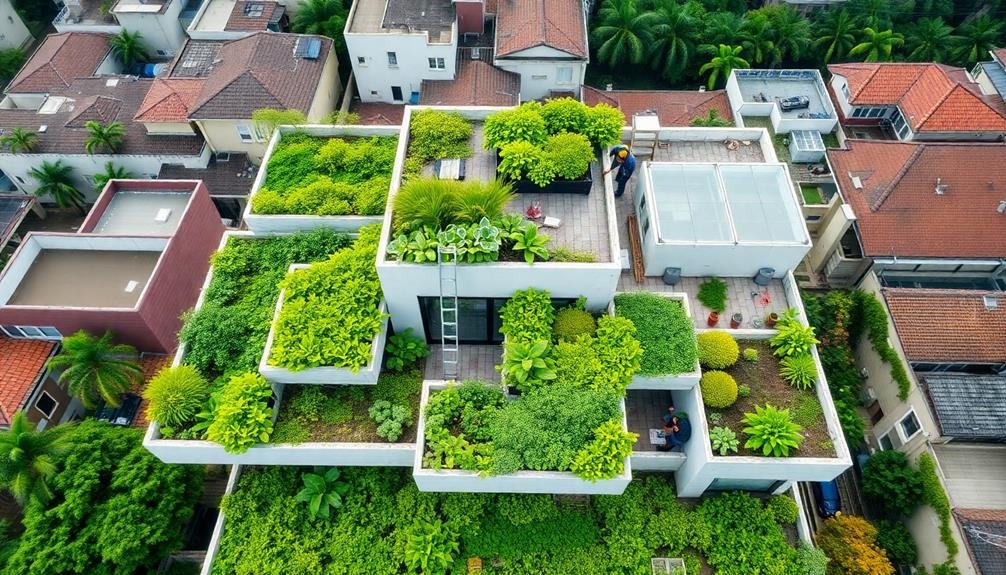 green roof modular system