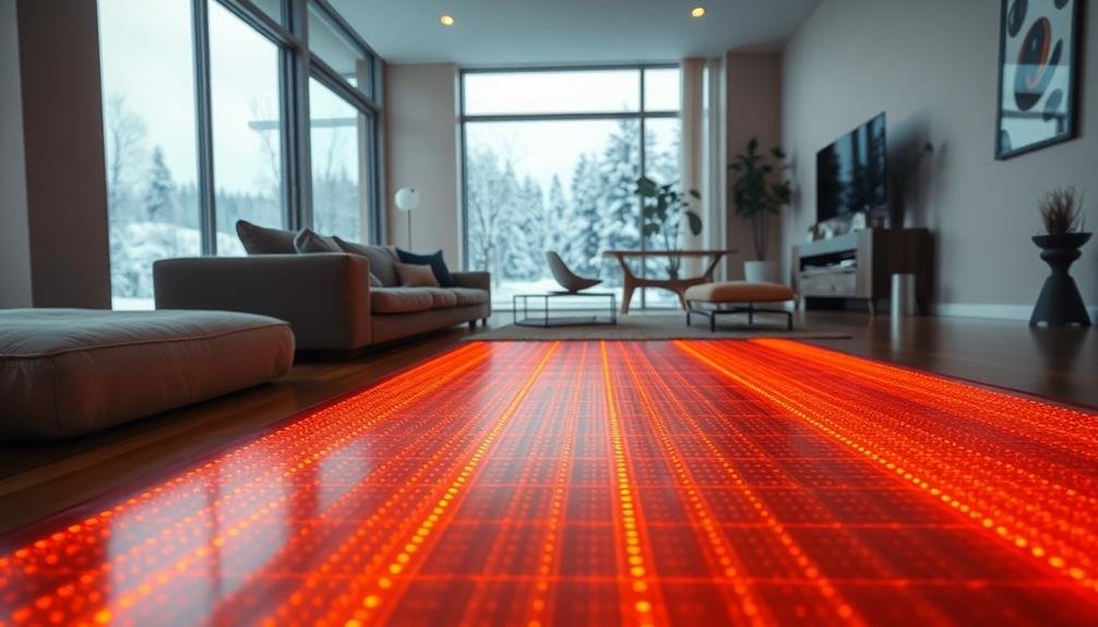 heated flooring for comfort