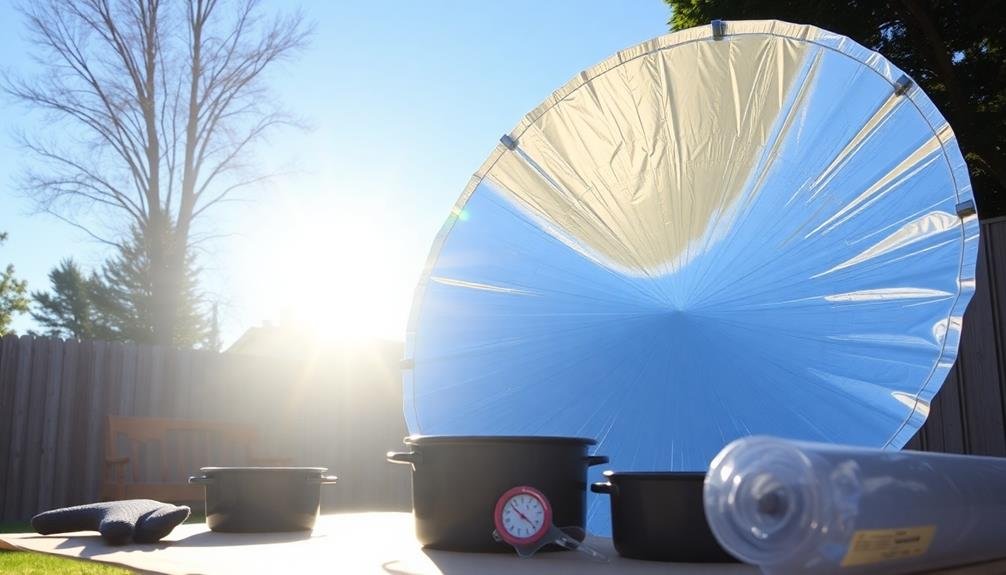 homemade sun cooker essentials