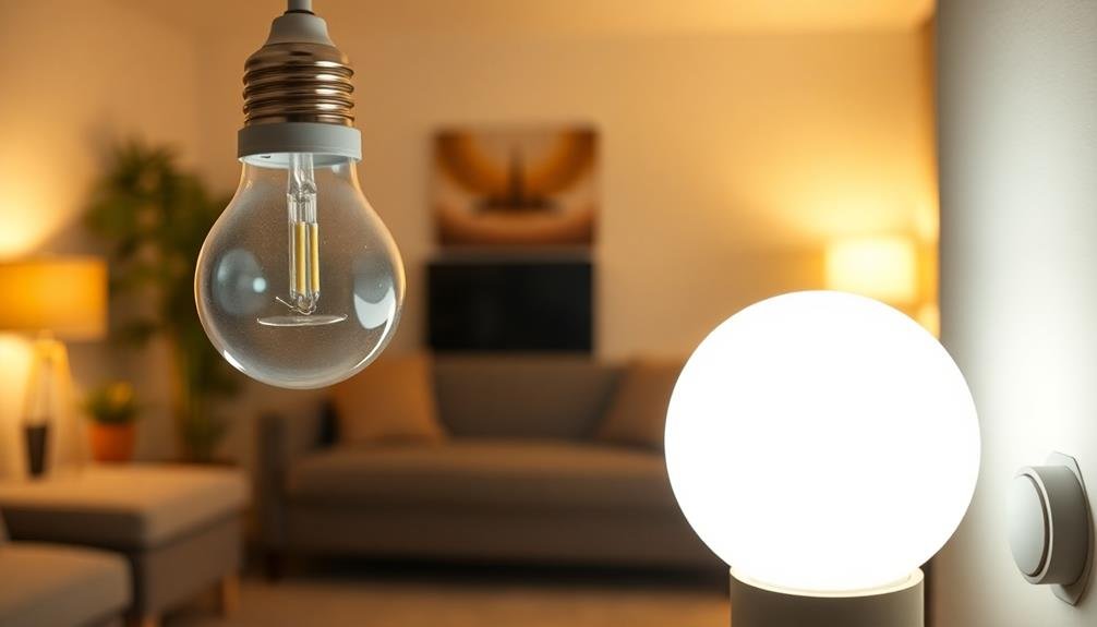 led bulbs dimming features
