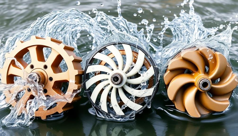 micro hydro turbine types