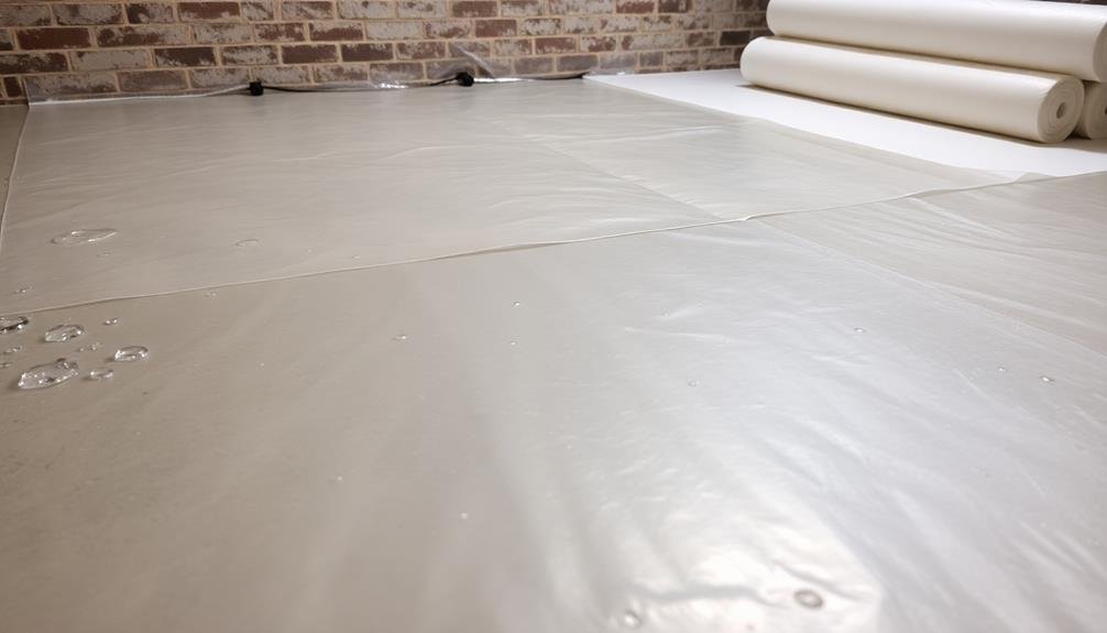 moisture management with barriers