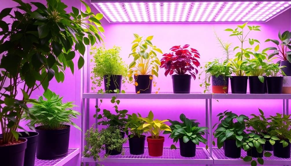 optimal growth light positioning