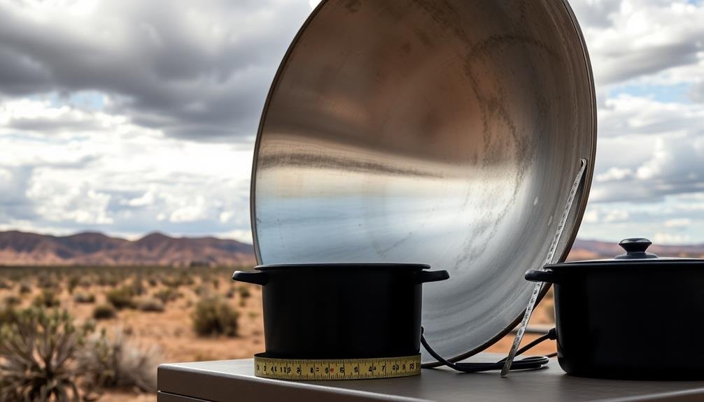 optimal reflector size determination