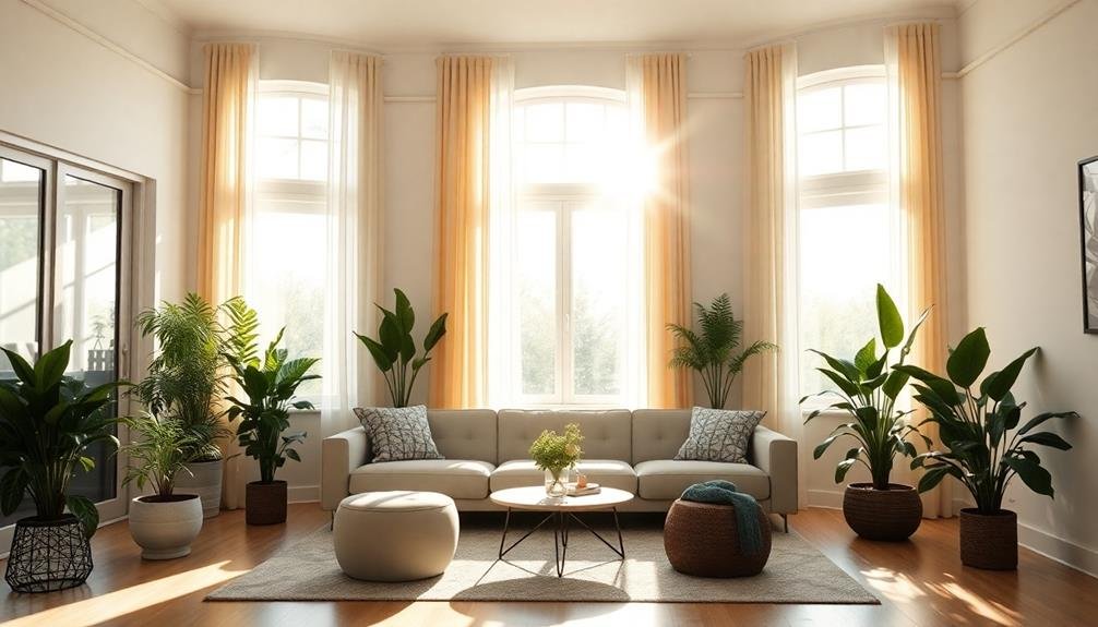 optimize natural light arrangement