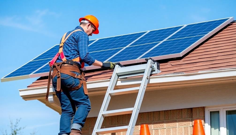 photovoltaic roof installation safety