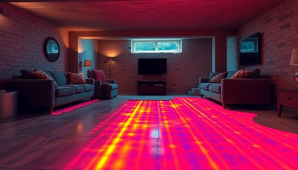 radiant floor heating system