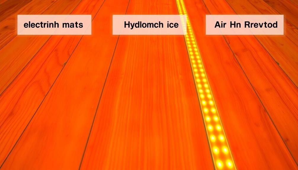 radiant heating system types