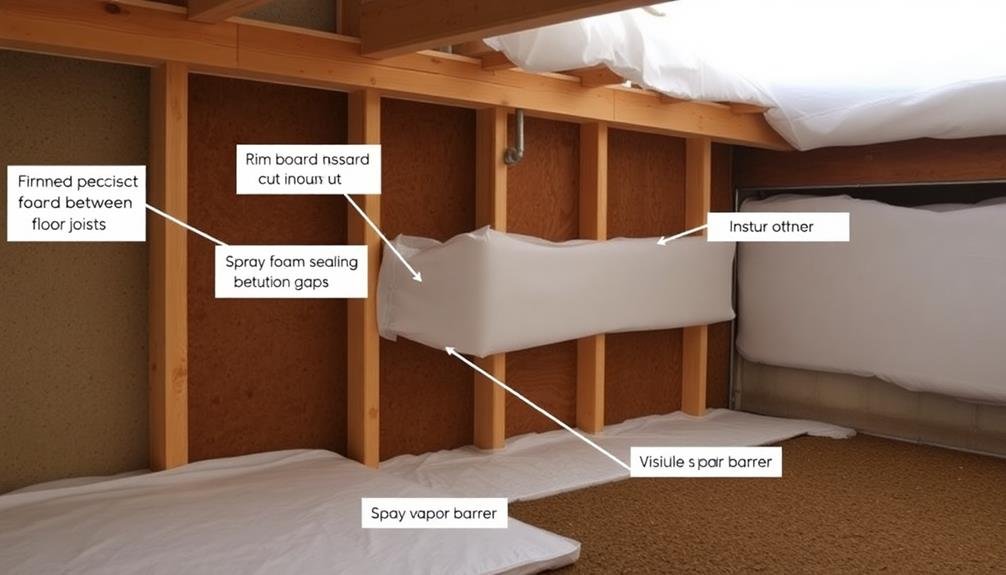 rim joist insulation methods