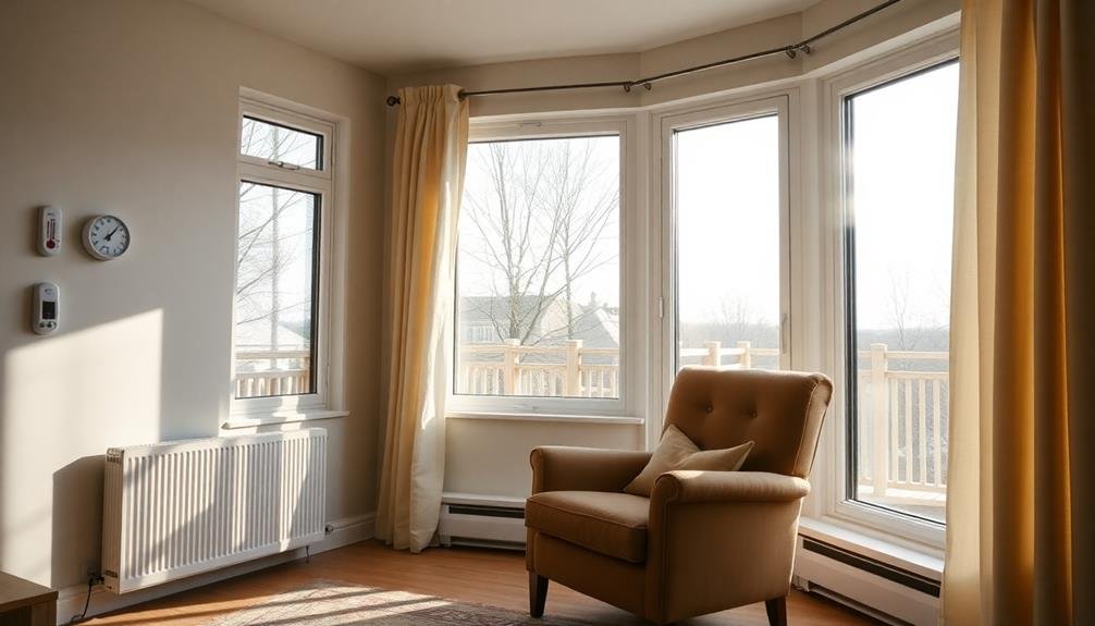 seasonal glazing efficiency improvement