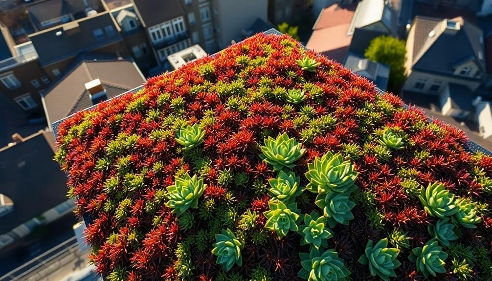 sedum as rooftop insulation