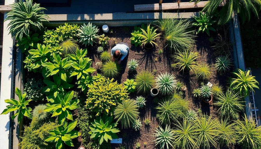 select appropriate plant life