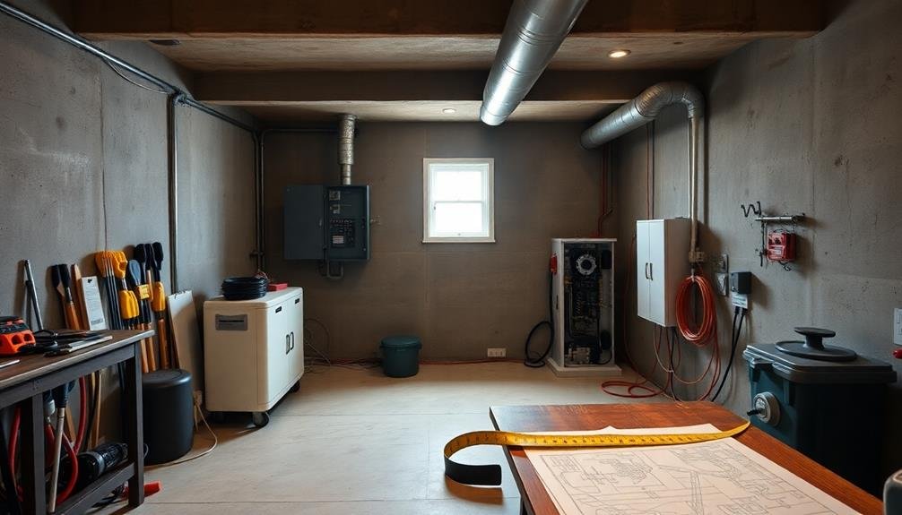 setting up installation area