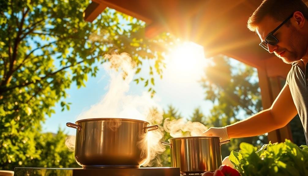 solar cooking health safety