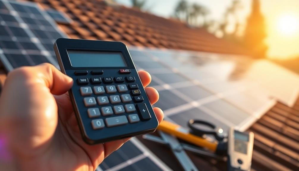 solar energy requirement calculation