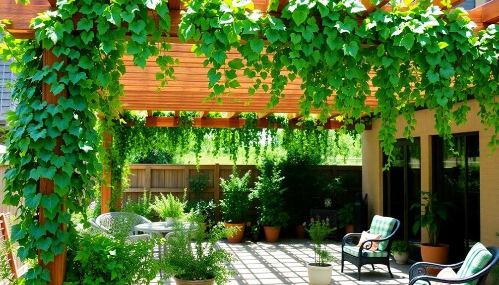strategic placement of vines