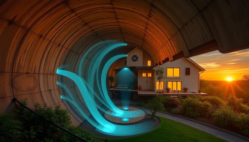 subterranean airflow temperature regulation