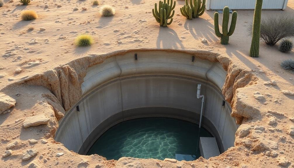 subterranean water storage tanks