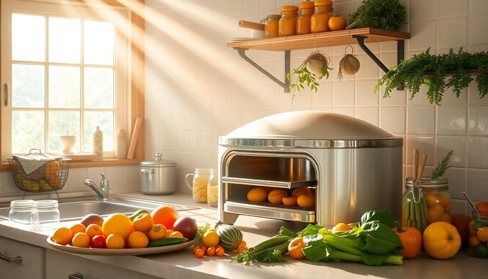 sun powered oven food preservation