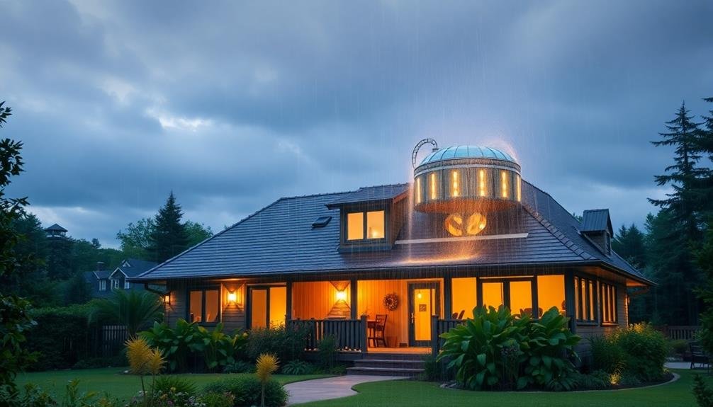 sustainable energy through rainwater