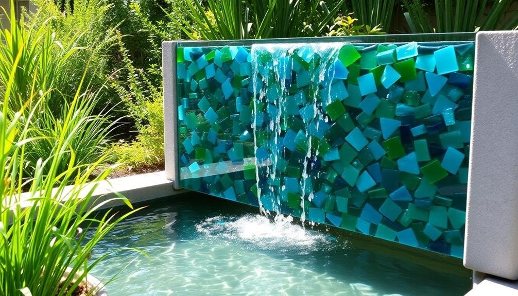 sustainable glass feature design