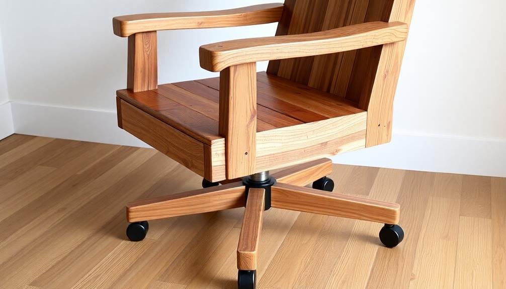 sustainable reclaimed wood chair