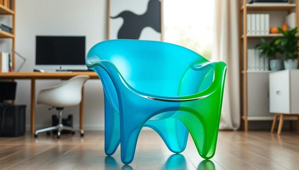 sustainable seating from recycled materials