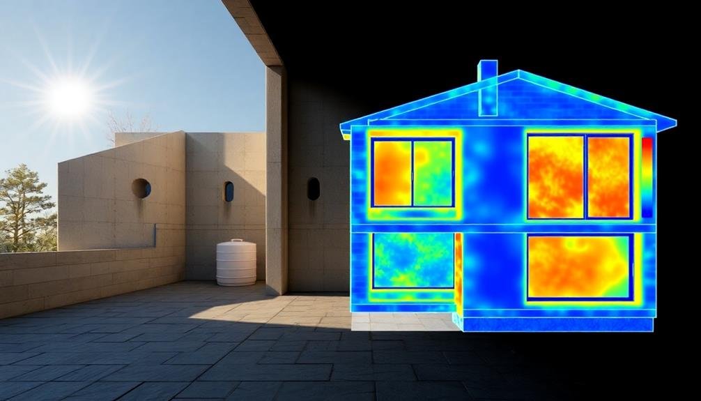 thermal mass climate variations