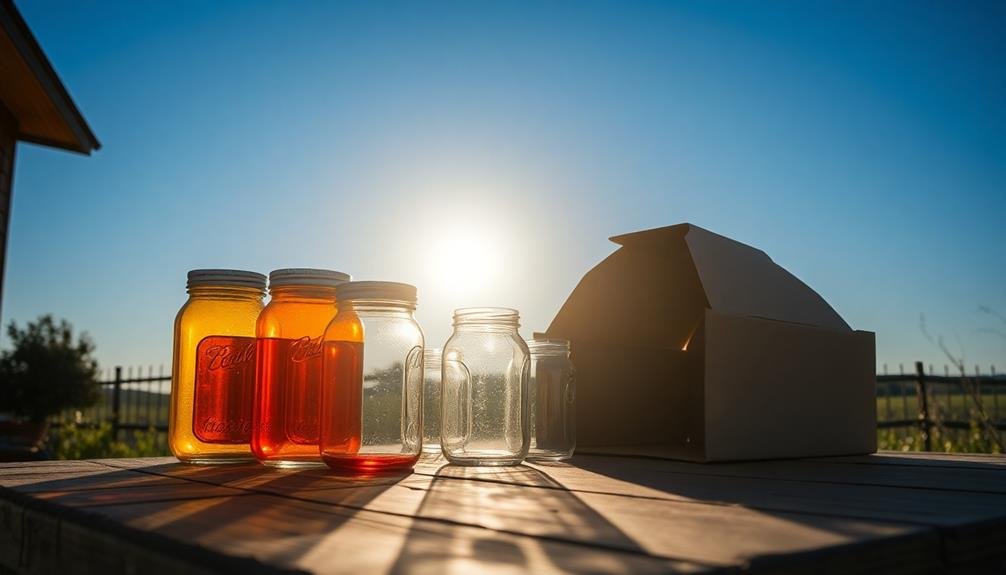 transparent storage containers