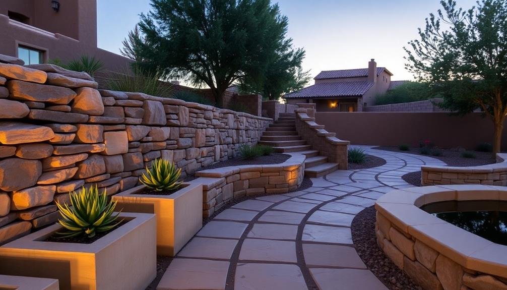 utilizing thermal mass outdoors
