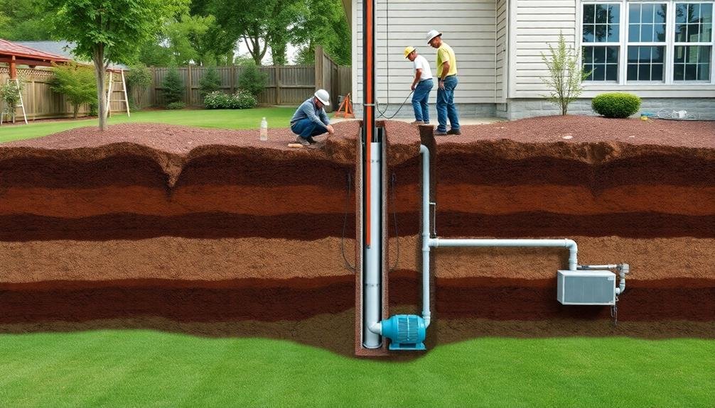 vertical borehole installation techniques