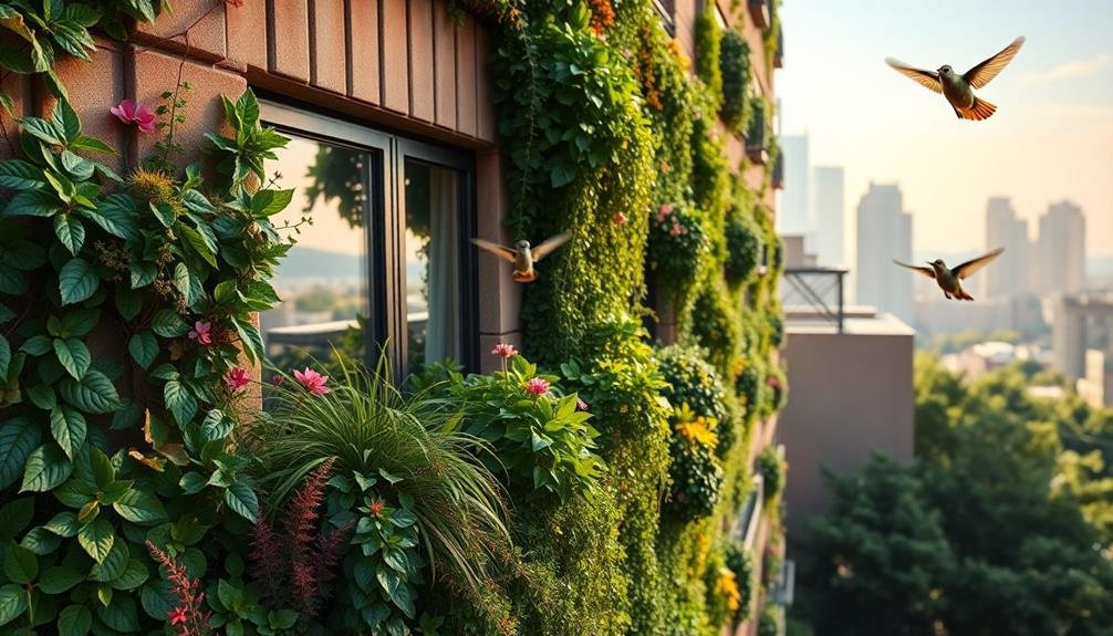 Why Grow Up? Vertical Gardens Save Home Energy