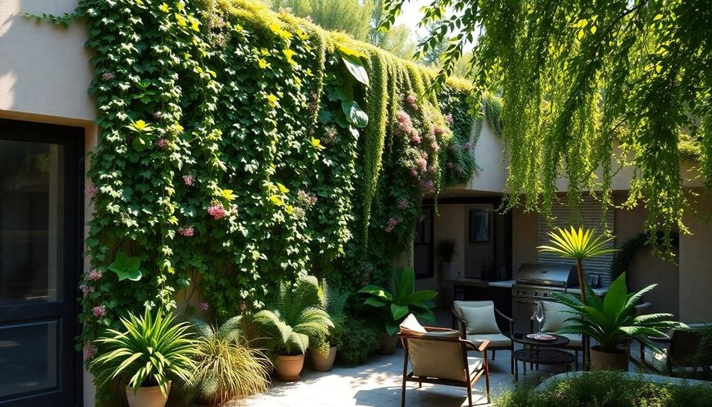 vertical gardens regulate temperature
