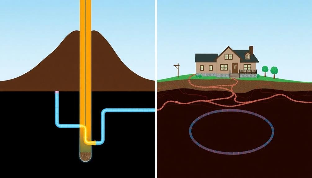 vertical vs horizontal geothermal loops